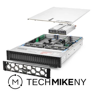Dell PowerEdge R740xd NVMe Server 2.50Ghz 40-Core 288GB RAM 24x Caddies Bezel - Picture 1 of 5