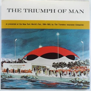 FRANK LEDLIE MOORE The Triumph Of Man THE TRAVELERS INSURANCE COMPANIES NONE EX - Picture 1 of 6