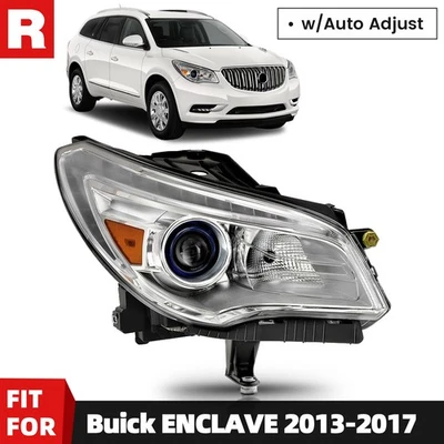 For 2013-2017 Buick Enclave HID/Xenon Headlight w/Auto Adjust H/Lamps Right Side Foto 1 de 4