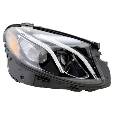 For Mercedes-Benz E43 AMG/E400 2017 2018 Headlight Passenger Side LED Clear Lens - Imagem 1 de 4