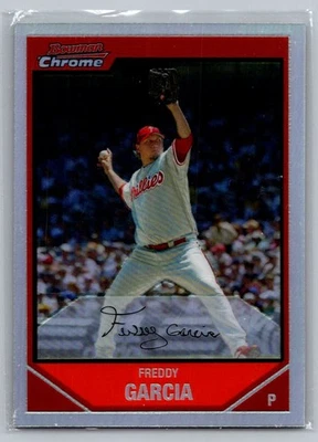 2007 Bowman Chrome #31 Freddy Garcia Refractors - Image 1 of 2