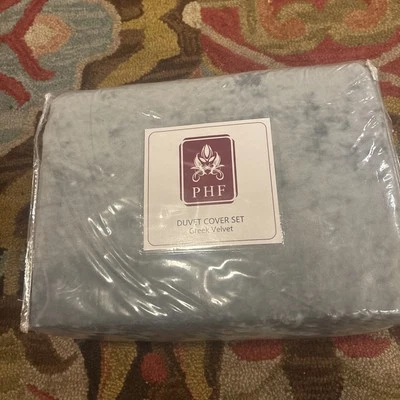 King Duvet Cover Set made from Greek Velvet PHF - Duvet Cover 106**92, 2pillowca - Image 1 of 4