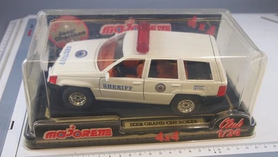 MAJORETTE Club 1/24 1:24 Jeep Grand Cherokee Sheriff 4x4 Police- 4110- New -Vtg - Image 1 of 4