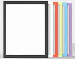 A2 A3 A4 A5 Black Photo Frame White Picture Frame Poster Real Wood Frames 20mm - Picture 1 of 8