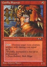 4x Gorilla Shaman (Facing Left) NM-Mint, English Alliances MTG Magic
