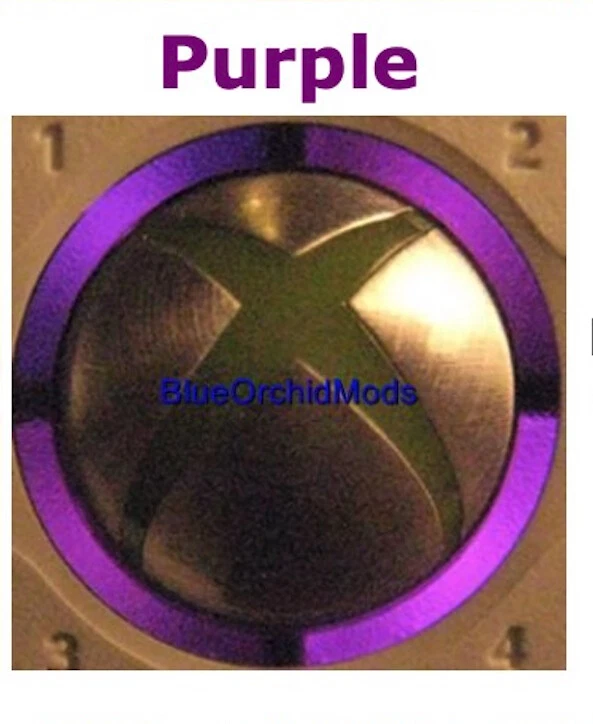 5 PURPLE LED's for XBOX 360 ONE Ring of Light MOD KIT ROL FREE S&H - Image 1 of 1