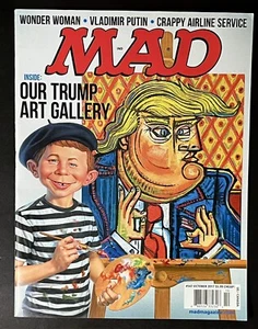 Mad Magazine #547 October 2017 Inside Our Trump Art Gallery + Vladimir Putin - Picture 1 of 4
