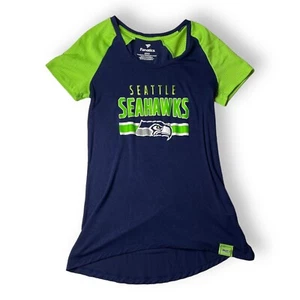 Fanatics Seattle Seahawks Shirt Damen klein S blau kurzärmlig atmungsaktiv - Bild 1 von 10