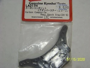 KYOSHO LA217H CARBON COMPOSITE REAR SHOCK STAY for Lazer ZX-5 NIB - Picture 1 of 1
