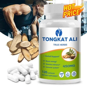 Tongka Extract 450 mg 120 Kapseln Unterstützung des Immunsystems - Picture 1 of 6