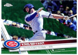 2017 Topps Chrome - Kris Bryant #1 Green Refractor Batting /99 - Bild 1 von 2