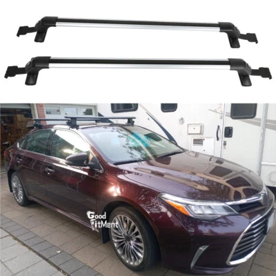 For Toyota Avalon Sedan 2005-2022 43.3" Roof Rack Cross Bars Cago Carrier w/Lock — 第 1/4 张图片