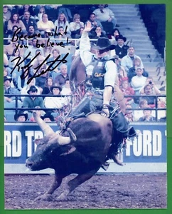 Kody Lostroh Professional Bull Rider Signed 7.85"x 9.85" Colored Photo E26456 - Picture 1 of 1