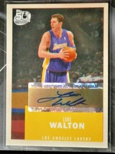 LUKE WALTON #70 (14/15)  AUTO 2007/08 TOPPS 50TH ANNIVERSARY 1957/58 VARIATION   - Picture 1 of 2