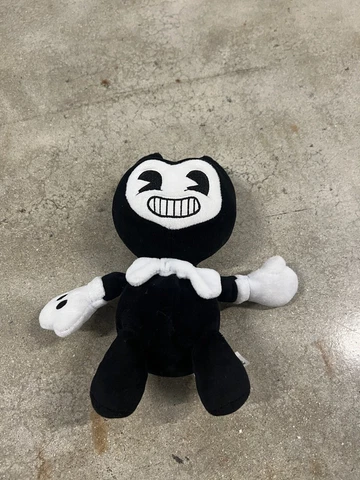 BENDY 2017 Plush 9” Black & White Bendy and the Ink Machine Stuffed Toy Doll Cover