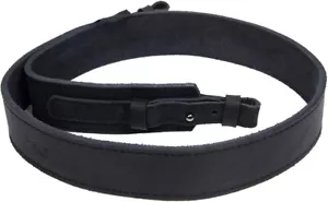 Gewehrschlinge Gewehr Schulter Echtleder verstellbarer Gürtel für Jagd Outdoor - Bild 1 von 8
