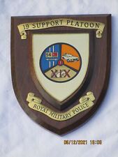 Coat of Arms: 19 Support Platoon, Royal Military Police, Rmp