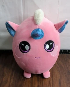 Squeezamals Large 9”Pink Unicorn Plush Collectible(F-3) Fast Shipping - Imagen 1 de 7