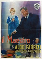 IL MAESTRO MANIFESTO ORIGINALE