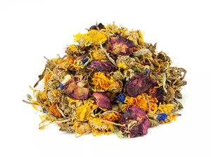 Blüten Kräuter Mischung 1 kg für Kaninchen Nagetiere getrocknet trocken Futter - Bild 1 von 2