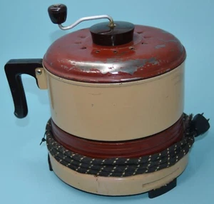 1940s U.S. Mfg. Corp Electric Popcorn Popper Manual Stir Handle PROP nonusable - Picture 1 of 8