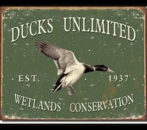 Ducks Unlimited Since 1937 Vintage Retro Style Metall Blechschild 12,5 x 16 Zoll - Bild 1 von 1