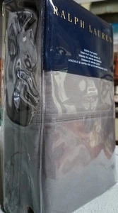 Ralph Lauren 464 Solid Percale Modern Gray Queen Flat Sheet $115 NWT - Picture 1 of 5