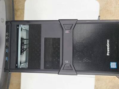 PowerSpec B674 ATX Mid Tower PC Computer Case - Good Condition - Image 1 of 4
