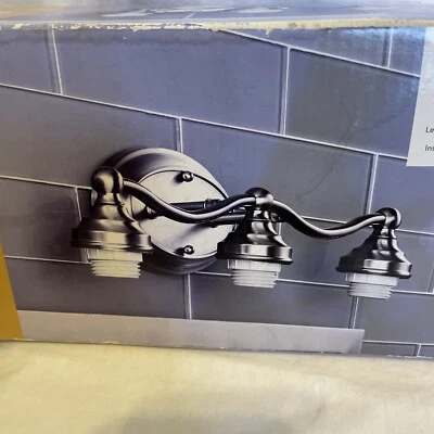 3-Light 18" Vanity Bar Fitter (shades sold separately)0131260 Open Box Portfolio - Image 1 of 4