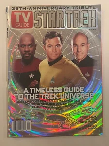 TV Guide: July 2002 - STAR TREK 35TH ANNIVERSARY TRIBUTE - Picture 1 of 3