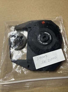 Sears Roebuck SR 2000 Daisywheel, Typing Ribbon & Platen Knob.~ For Parts - Picture 1 of 2