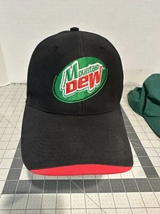 Mountain Dew Embroidered  Dew Cap Black One Size - Picture 1 of 6