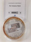 Gedenkprägung 5 DM Ersatzgeld, West-Berlin, mit Farbaufkleber, (M147)