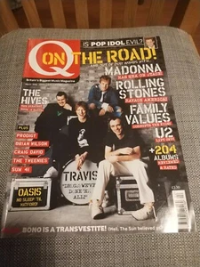 Q Magazine Issue 188 March 2002 Travis Madonna Rolling Stones The Hives - Picture 1 of 1
