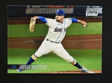 2021 Stadium Club Chrome Base #272 Justus Sheffield - Seattle Mariners