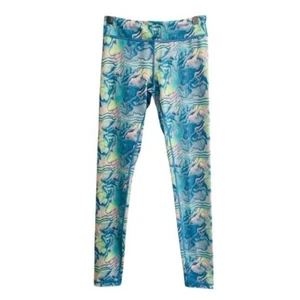 EUC Ivivva/Lululemon Leggings, sz 14 Colorful Abstract Pattern Leggings - Picture 1 of 8
