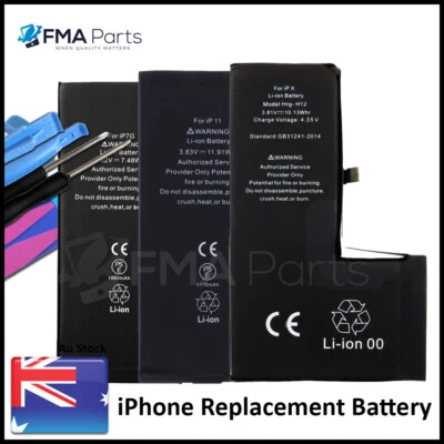 For iPhone 13 12 Pro Max Mini 11 XS OEM Cell Internal Li-ion Battery Replacement - Image 1 of 2