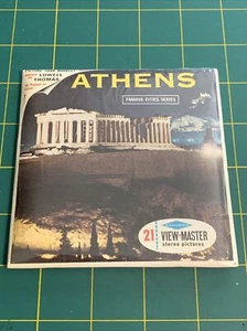 Sealed Vintage Sawyer's B206 Athens Greece view-master 3 Reels Packet Gr1 - Picture 1 of 2