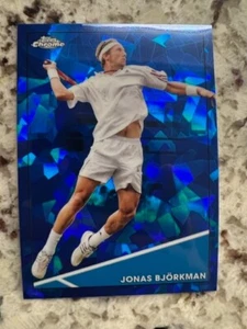 2021 TOPPS CHROME SAPPHIRE TENNIS CARD JONAS BJORKMAN #6 - Picture 1 of 1