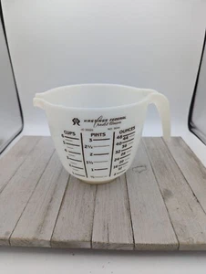 Publicidad Tazón Medidor Grande Taza 6 Tazas Blanco Hastings Federal Credit Union - Imagen 1 de 6