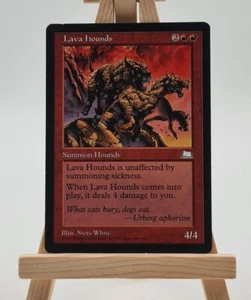 Lava Hounds Weatherlight Magic Karte MTG englisch (Lavahunde) - Bild 1 von 2