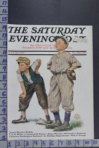UNIFORME DE JUEGO DE BÉISBOL 1927 ALAN FOSTER DEPORTE AL AIRE LIBRE ARTE DE PORTADA ORIGINAL COV115 - Imagen 1 de 1