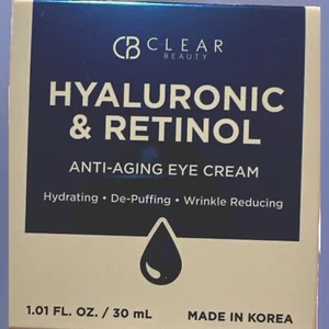 Clear Beauty Crema Occhi Antietà Ialuronica e Retinolo Riduttore Rughe - Foto 1 di 3