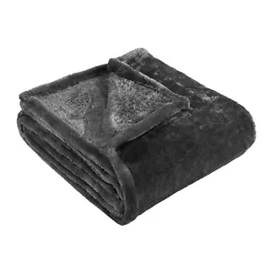 Classic Solid Fleece Blanket, Thick, Cozy, Warm Blankets, Velvety Soft Plush ... - Picture 1 of 5