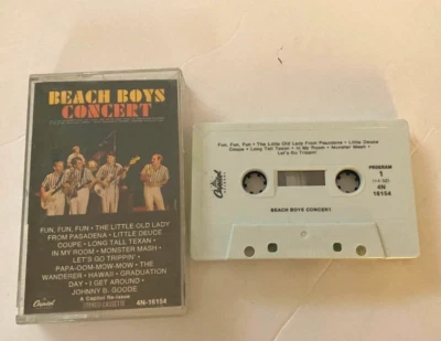 Beach Boys Concert Cassette Tape Very Good Condition - Image 1 of 2