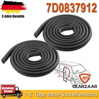 2x Türdichtung für VW Transporter T4 Dichtung 7D0837911 7D0837912 - Bild 1 von 4