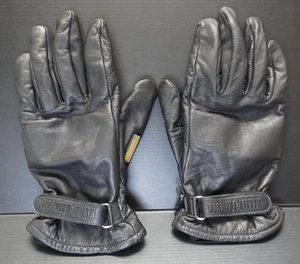 Guantes para hombre Harley Davidson negros, cuero dedo completo, talla grande (03402) - Imagen 1 de 4