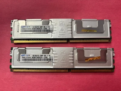🍔GENUINE SAMSUNG 2GB (2X1GB) 2RX8 PC2-5300F RAM MEMORY M395T2953EZ4-CE66 - Image 1 of 3