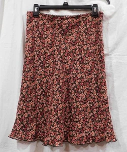 GW - Ms. Pink/Brown Floral Skirt from Old Navy - Sz 8 - Picture 1 of 2