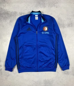 Adidas Feyenoord Rotterdam Opel Chaqueta de Pista para Hombres Talla M Azul Cremallera Completa Bombardero - Imagen 1 de 14
